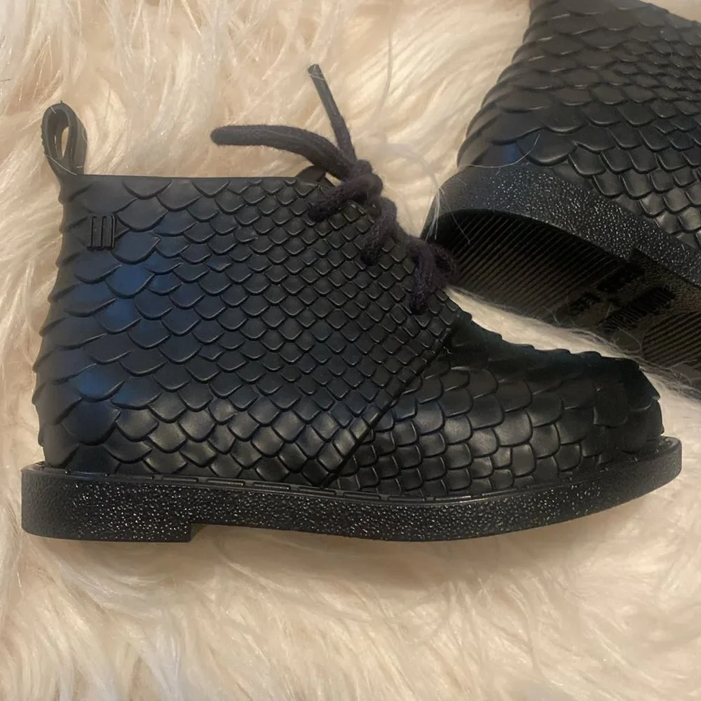 MINI MELISSA PYTHON BOOT + BAJA EAST Size 6
